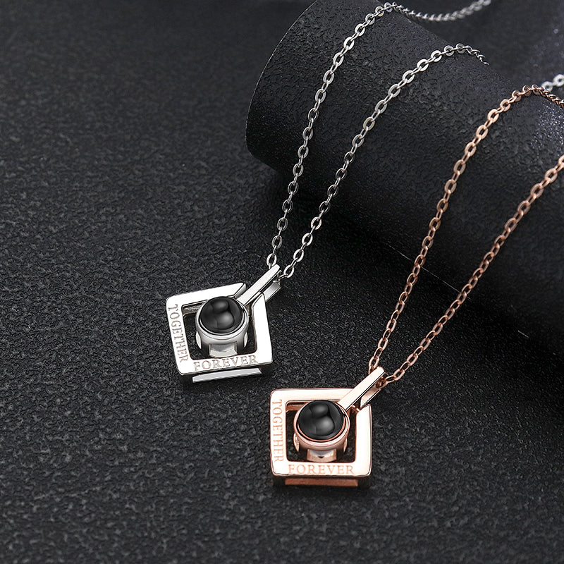 Colier Silver "Forever"