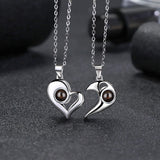 Set Colier Silver "Eternal Love"