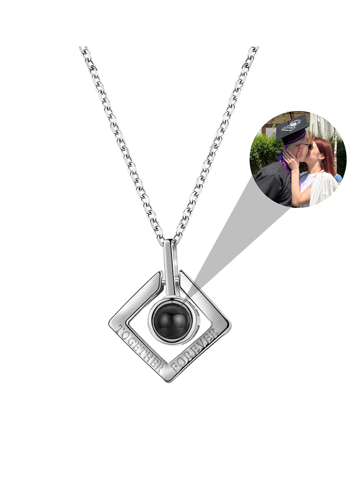 Colier Silver "Forever"