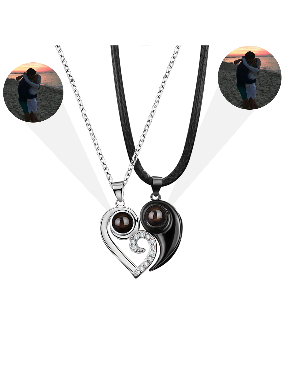 Set Colier "Yin & Yang"