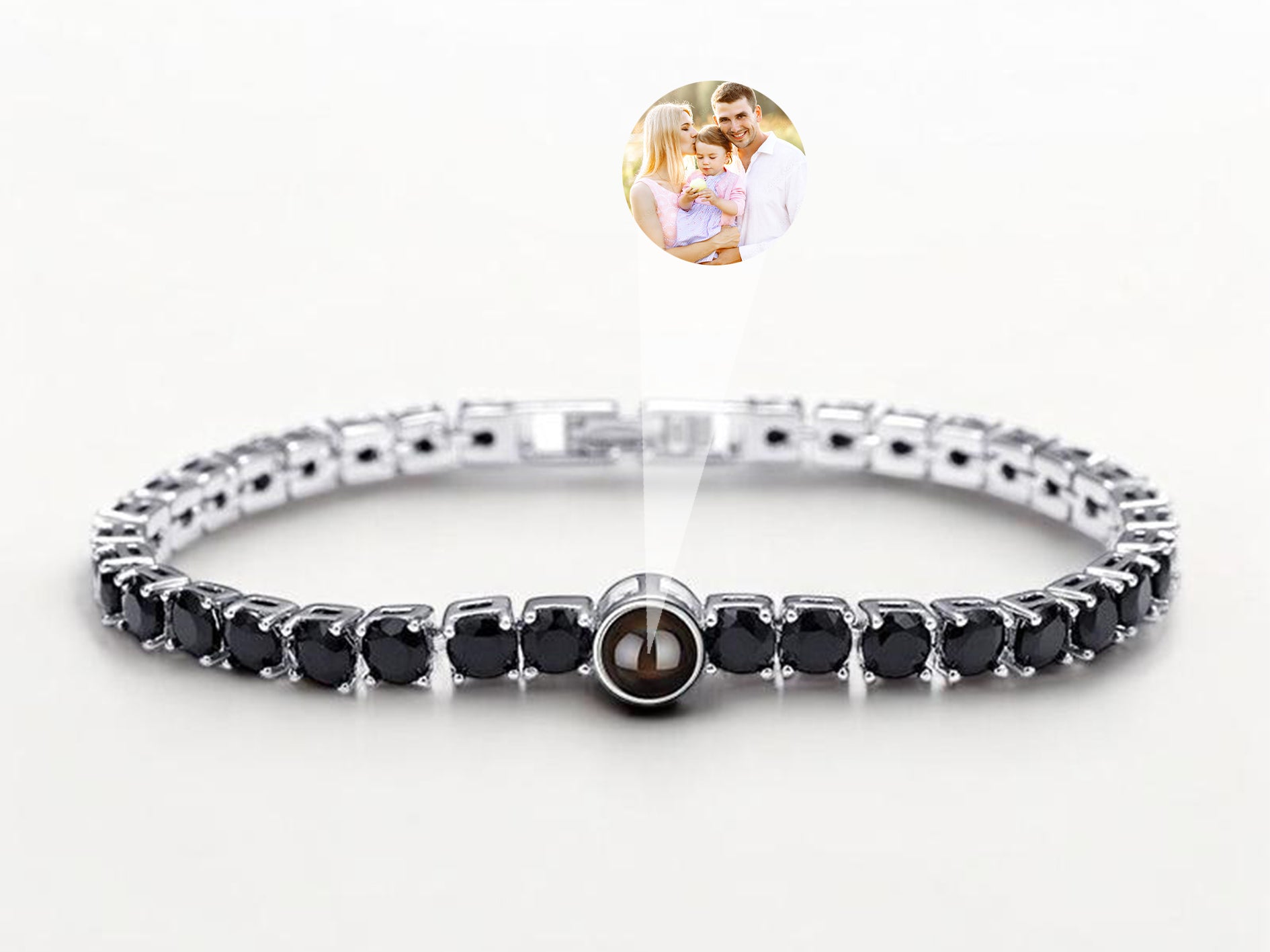 Bratara Personalizata "Black Rubin"