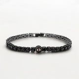 Bratara Personalizata "Black Rubin"