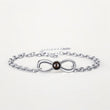Bratara Personalizata " Silver Infinite"