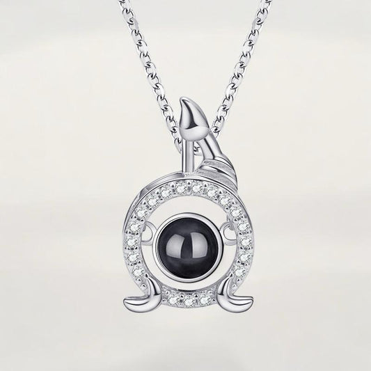 Colier cu pandantiv zodiacal Scorpion