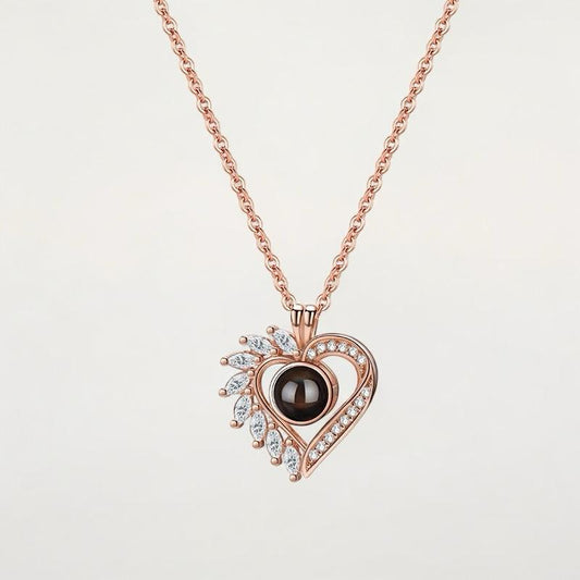 Colier Personalizat "Winged Heart"